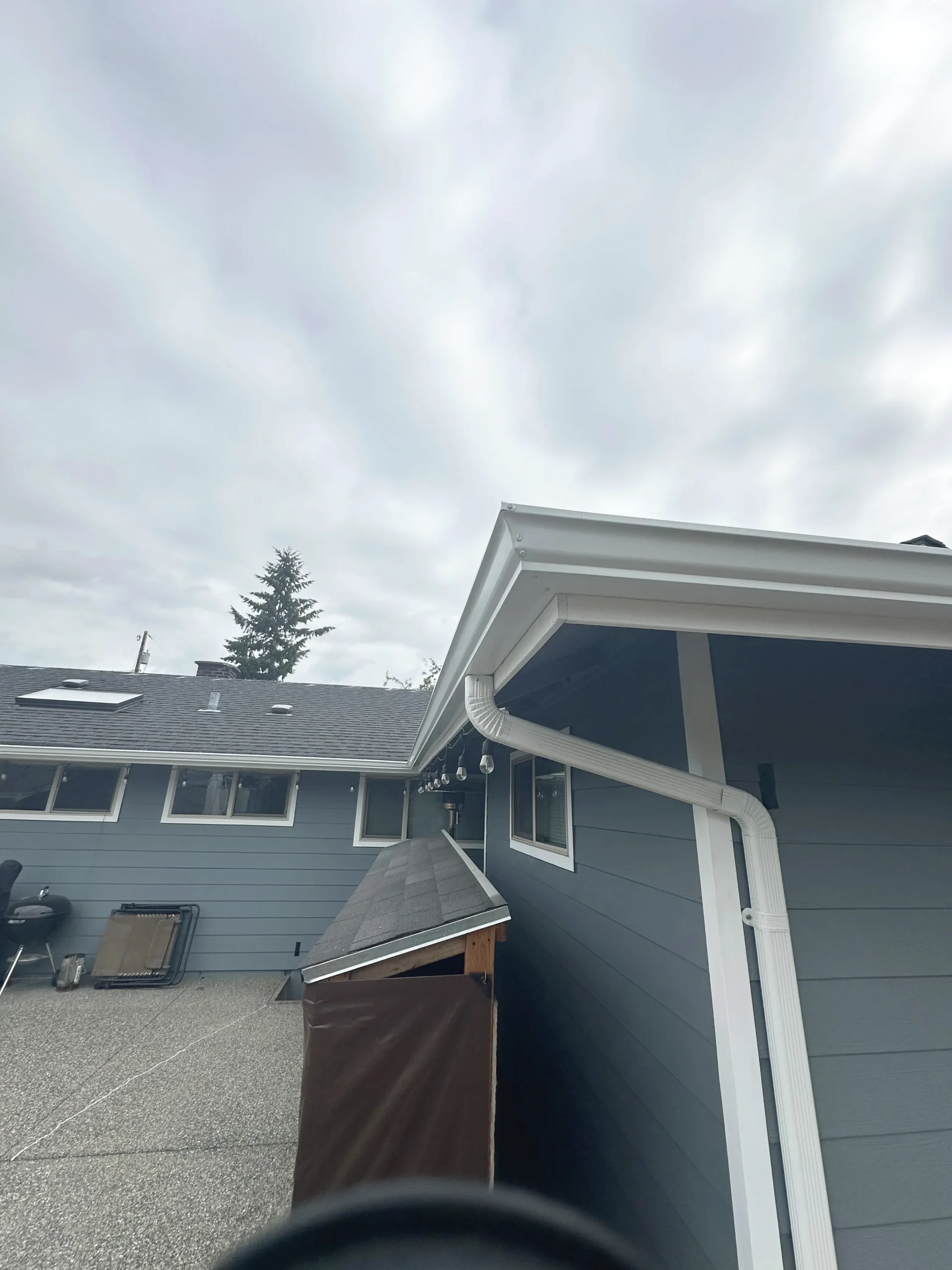 Gutter Installation Service at Residential Home