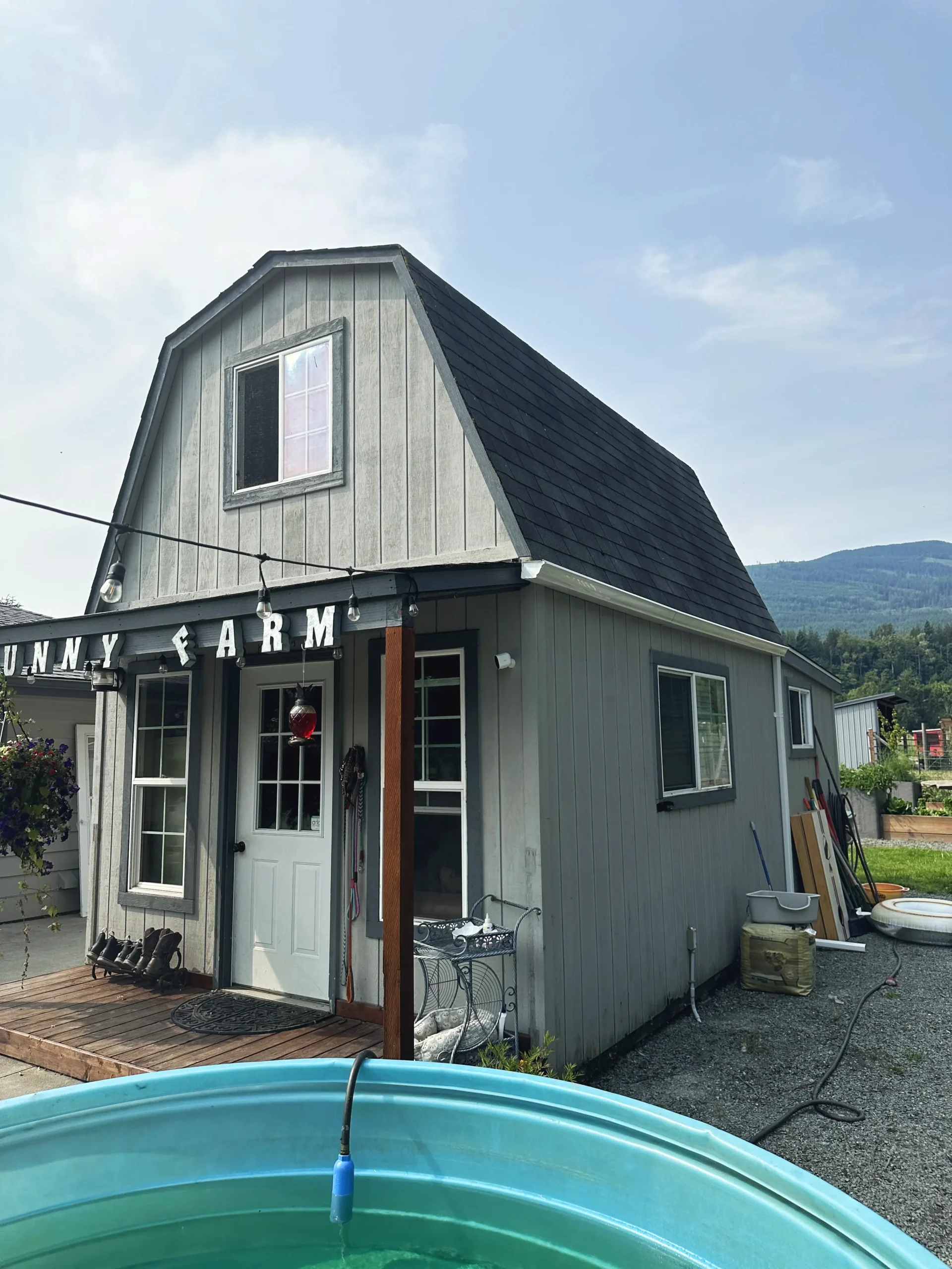 Gutter Installation Service on Barn at Farm